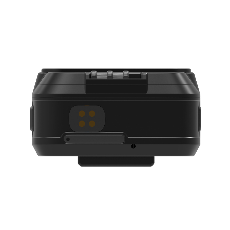 What is the difference between physical and electronic image stabilization in the smart law enforcement recorder?